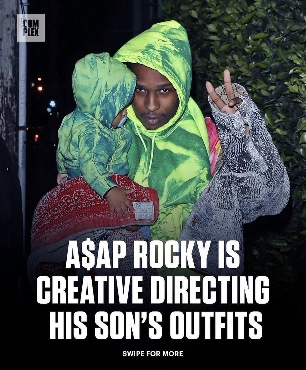 Okay, so he’s dressing his baby (?)