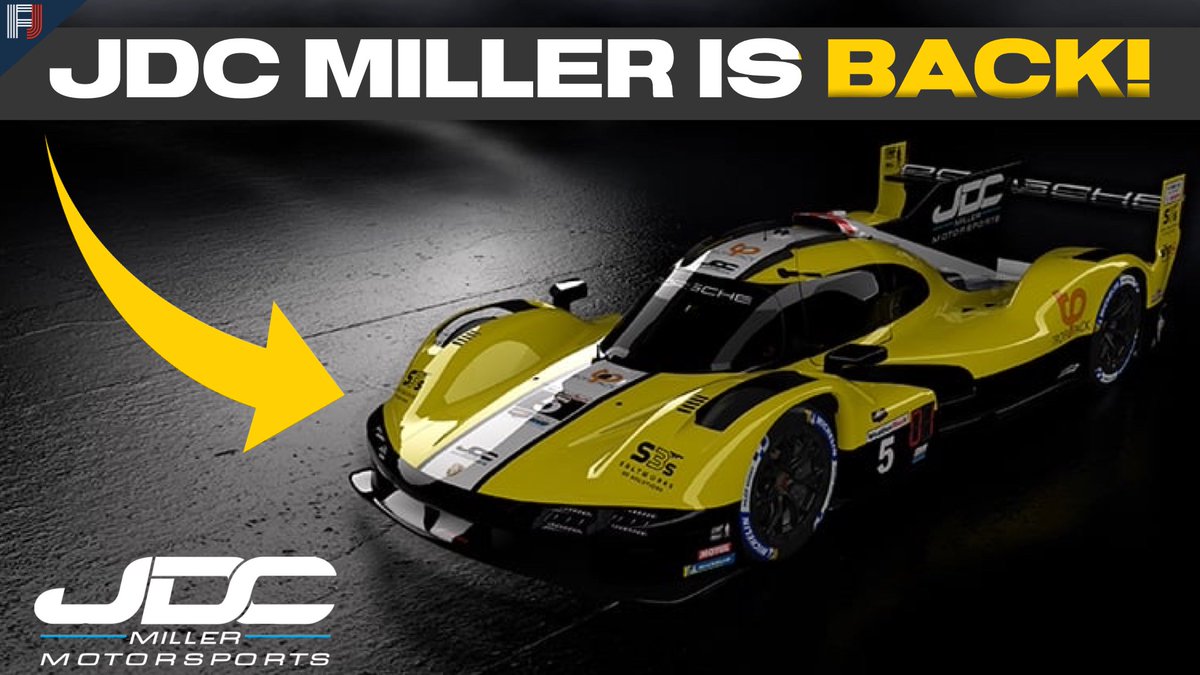 fj_endurance's tweet photo. JDC Miller Motorsports confirm IMSA debut at Laguna Seca, livery, driver lineup and more for Porsche 963 debut!

Find out all the details in this video:
https://t.co/8UhaiJDRqG

#jdcmillermotorsports #porsche963 #imsa #gtpclass #jdcmillerporsche https://t.co/CQi99f56jx