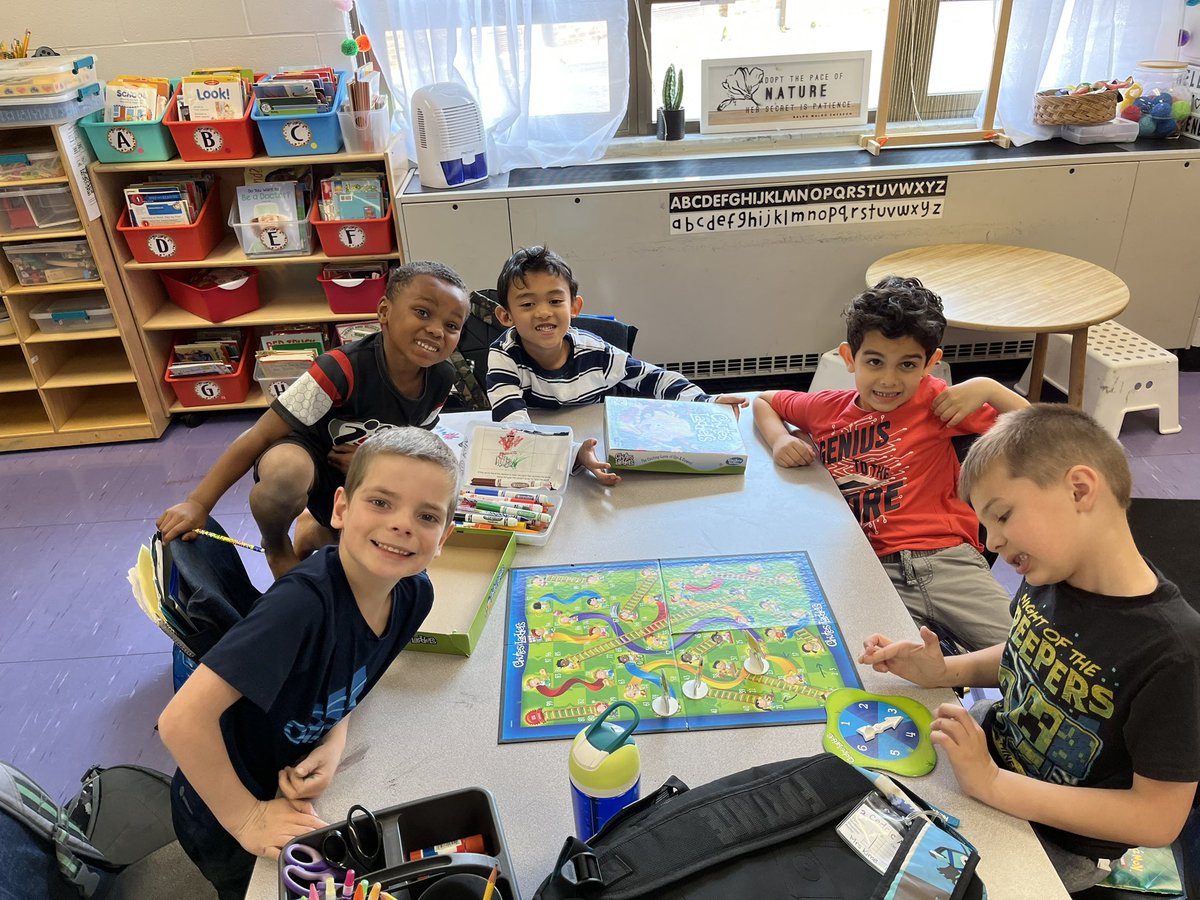 Maria_KimeK's tweet photo. G is for Game Day! The kids had so much fun designing and playing their own path games.  We ended the day with even more games.  Loved hearing the laughter and joy as they played today! 
#HECSmagic   @HeritageECS https://t.co/aqTCujPqkn