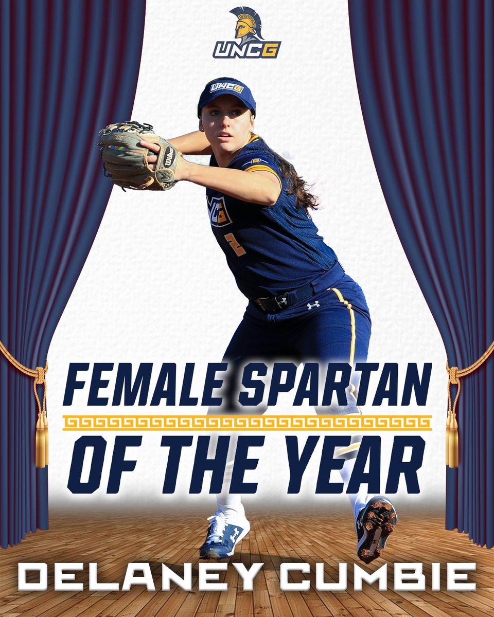 Let's give it up for 👏.... 

Female Spartan of the Year
Delaney Cumbie, Softball 🥎

#letsgoG