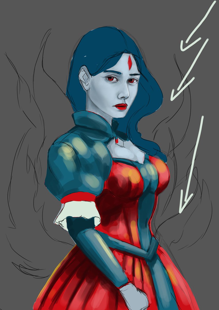 Work in progress 
#digitalart #painting #digital #illustrator #artistic #art #2Dartist #fantasy #sketchbook #likedigital #womenportrait  #instart  #artwork  #illustrationfromimagination #polishartist #characterdesign #digitalart #women