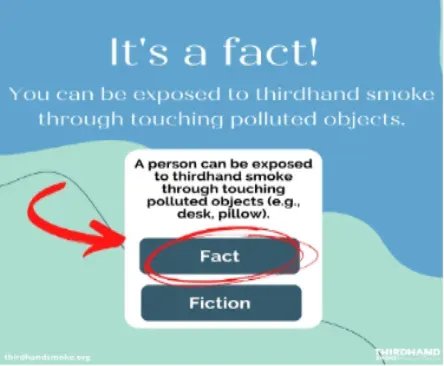 shapesocal's tweet photo. Test your knowledge about thirdhand smoke! Is this statement fact or fiction? Swipe to find out!
Read more: https://t.co/qttnRFR00u
#thirdhandsmoke #secondhandsmoke #smokefree #tobaccofree #notobacco #stopsmoking #toxic #quitsmoking #quitnow #factorfiction #thirdhandsmokeexposure https://t.co/tVF0srVNIY