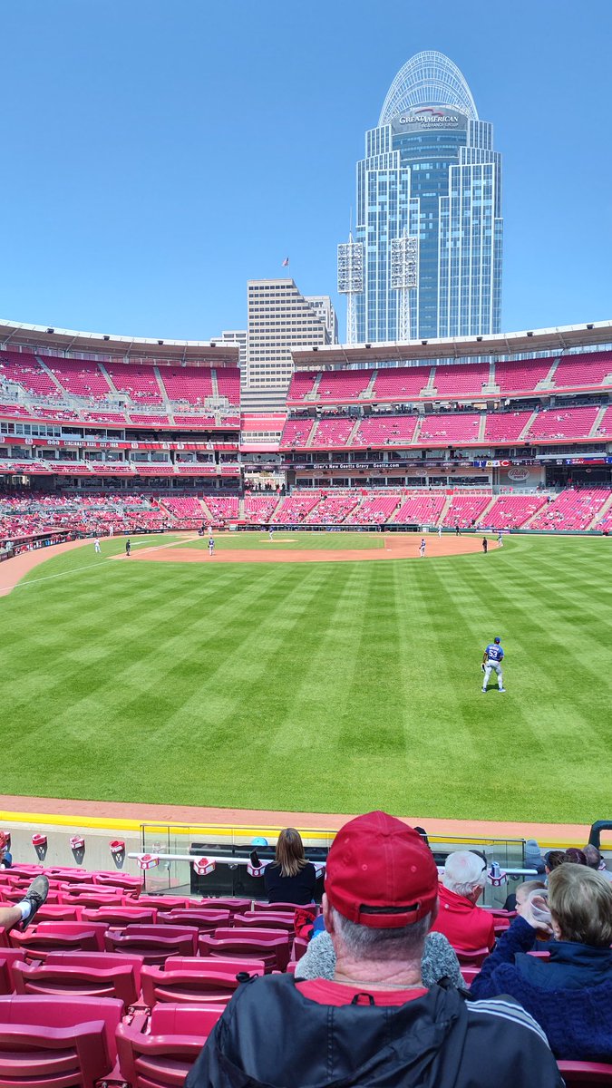 SeibertCasey's tweet photo. View from my seats for today's doubleheader! https://t.co/Qo3sVOQWU4