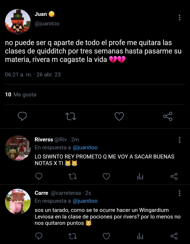 mwupssie's tweet photo. [AU SPRUAN X HOGWARTS]

Donde un Hufflepuff se enamora de un Slytherin que no entiende sus señales.

O 

Donde en Hogwarts tienen Twitter y Jn demuestra en su cuenta lo frustrado que lo tiene que el lindo chico que lo ayudó a estudiar no entienda que está enamorado de él. https://t.co/SYrZB97g11