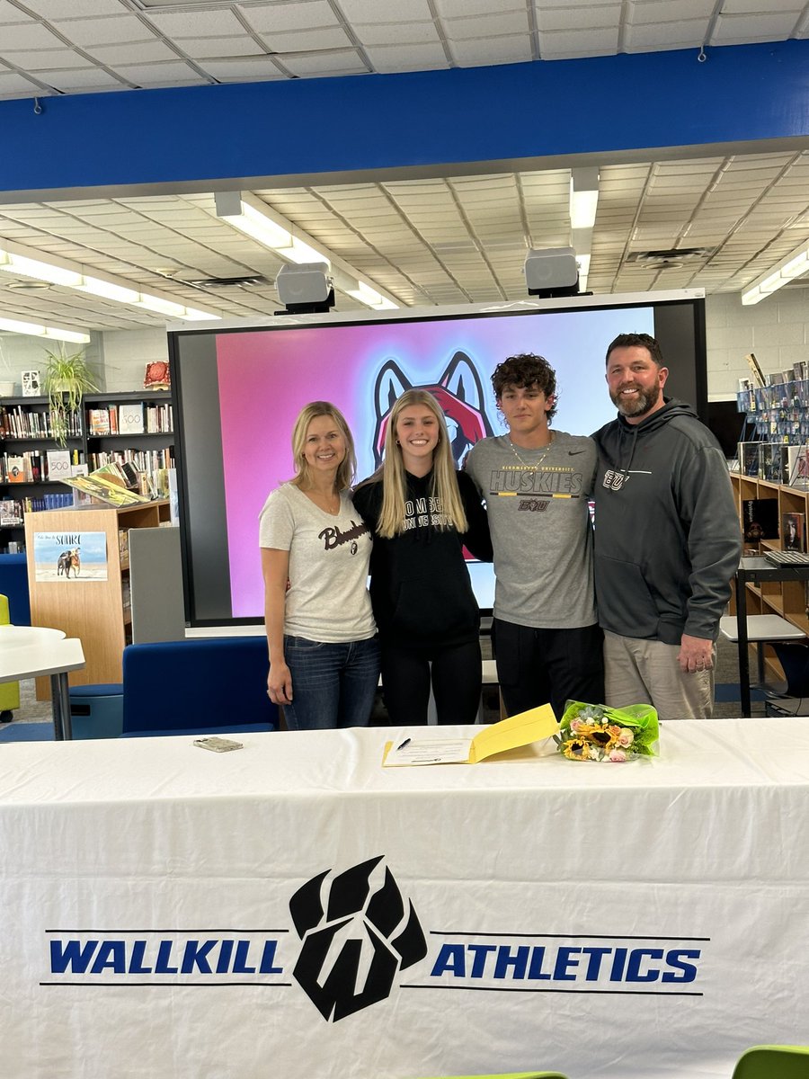 Congrats to Emma Spindler on signing to continue her academic and athletic career at Bloomsburg University! Spindler’s athleticism, leadership, and work ethic helped Wallkill earn multiple league and sectional titles during her tenure. Your Panther Community is so proud of you!