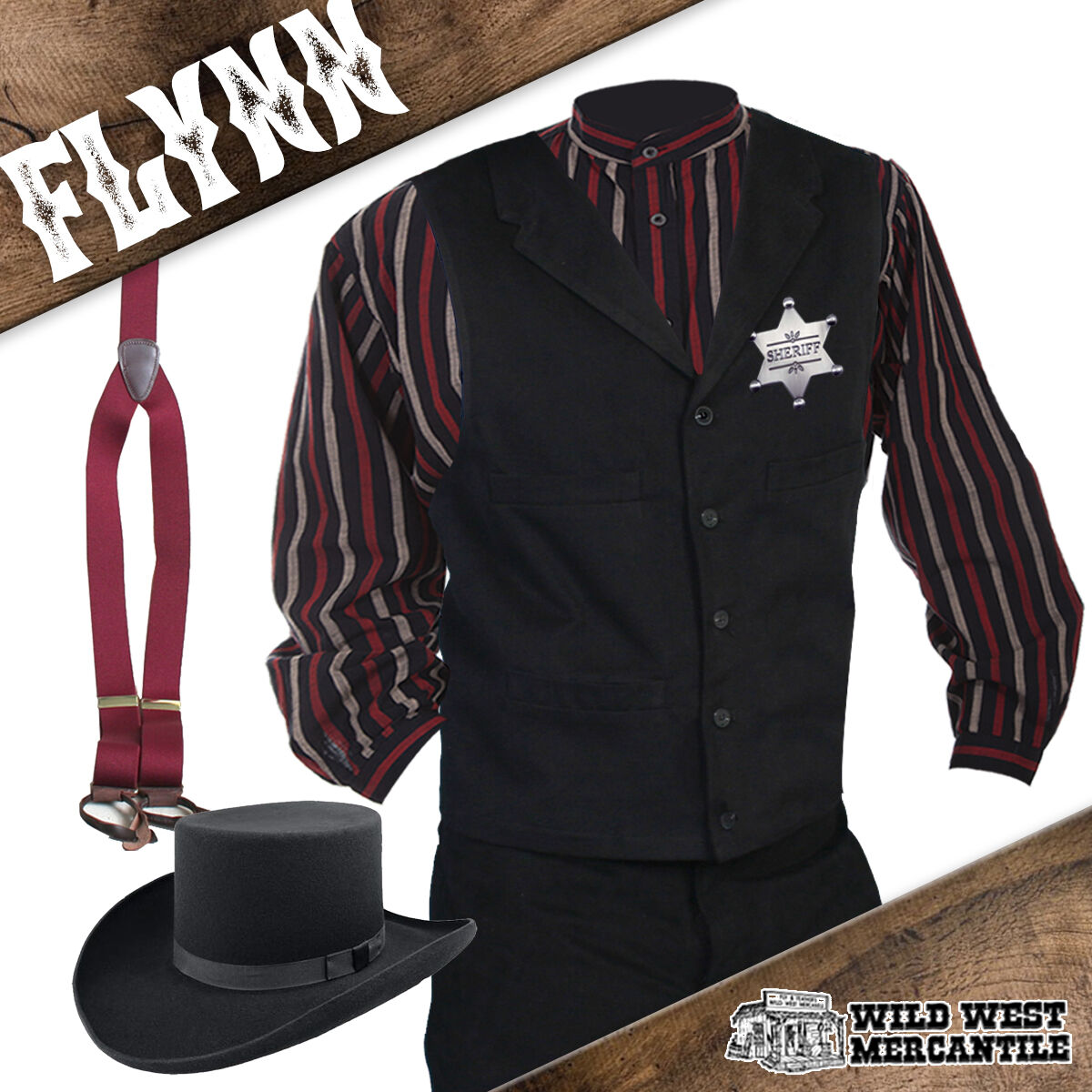 WWMERC's tweet photo. Are you in like Flynn? This "old west" outfit featuring our popular Flynn shirt will definitely have you 'in'🤠
View Details: https://t.co/ATpCHZ09Fo
#wildwestmercantile #oldwest #wildwest #westernwear #inlikeflynn #rangewear #oldwestoutfits #singleactionshootingsociety https://t.co/ZZMB4HAdDa