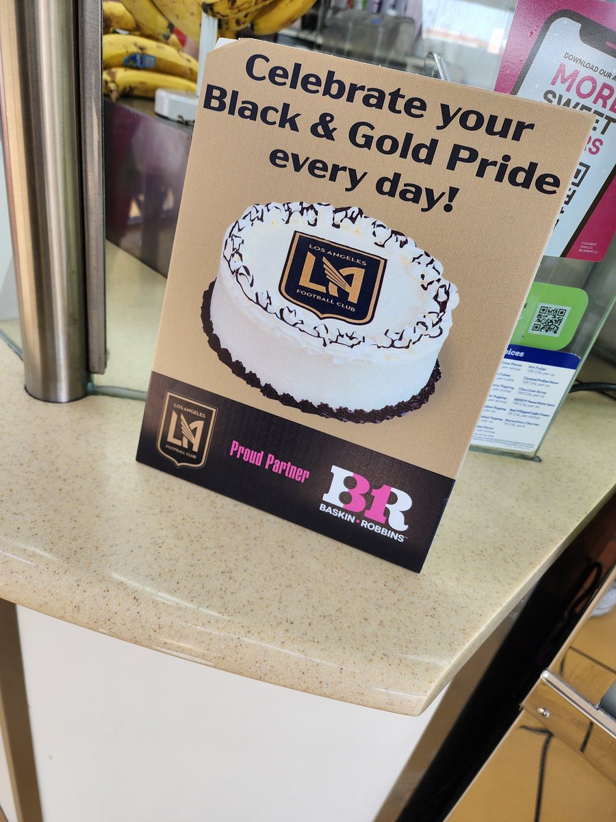 #LAFC #baskinrobbins love seeing this at our local #icecreamshop