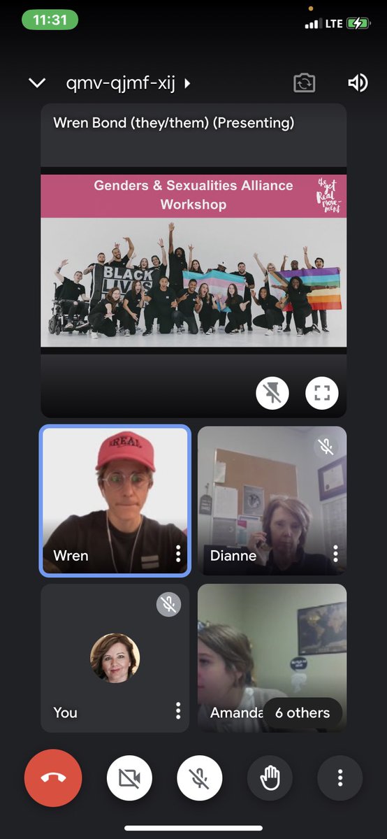 therobinsonread's tweet photo. So great to come together &amp; continue our learning with our #AmazingPartners @getrealmovement ❤️🙏 So thankful for this partnership &amp; all they do to help support our @NLESDCA #students &amp; #staff @SISNLESD So many great ideas for our #VirtualGSA as we work to celebrate #Pride365NL https://t.co/o1GBeDxgr6