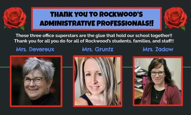 It's Administrative Professionals' Day!! What would we ever do without Faye Devereux, Jennifer Gruntz, and Melanie Zadow!? Thank you!! Thank you!! Thank you!!