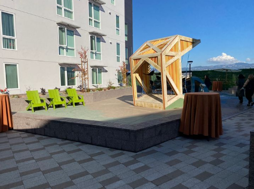Thanks Measure A1! Foon Lok West, the 3rd affordable housing development in the Brooklyn Basin neighborhood, is now fully built and occupied. Foon Lok, which means “Joyous Community” in Cantonese, provides 130 affordable apartments for seniors and families.