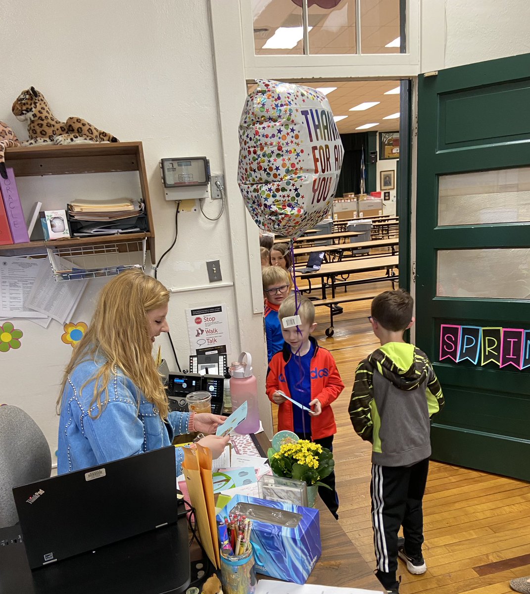 Lincoln leopards- we wish a happy Administrative Professionals’ Day to Ms. Gillis!  Her enthusiasm and hard work are an inspiration to our students, staff, and families!