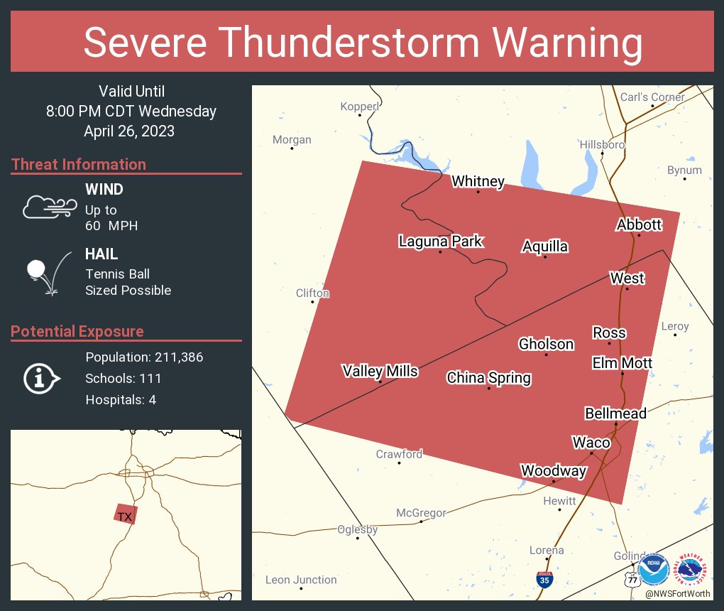 Tyler Metcalf on Twitter "RT NWSSevereTstorm Severe Thunderstorm