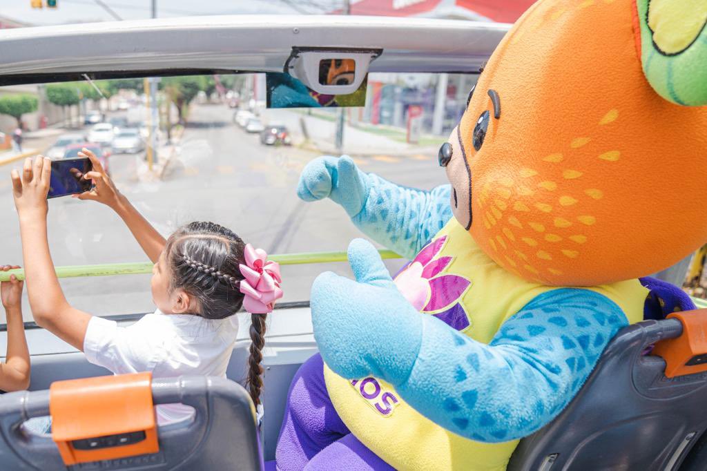 DIF_Morelos's tweet photo. #SemanadelaNiñez🥳
En esta semana de conmemoración al #DíadelNiñoydelaNiña, dentro de las actividades que estamos realizando para celebrar esta fecha tan especial, preparamos un recorrido en el #Cuernabus por distintos puntos históricos de la ciudad de #Cuernavaca. https://t.co/Ll85lMefDF