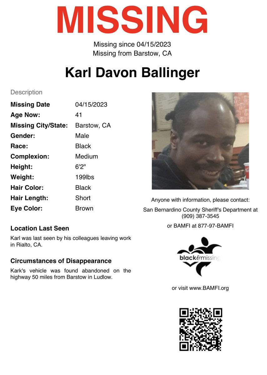 KindheartedSaugusStrong on Twitter "RT BAM_FI Barstow, CA 41y/o
