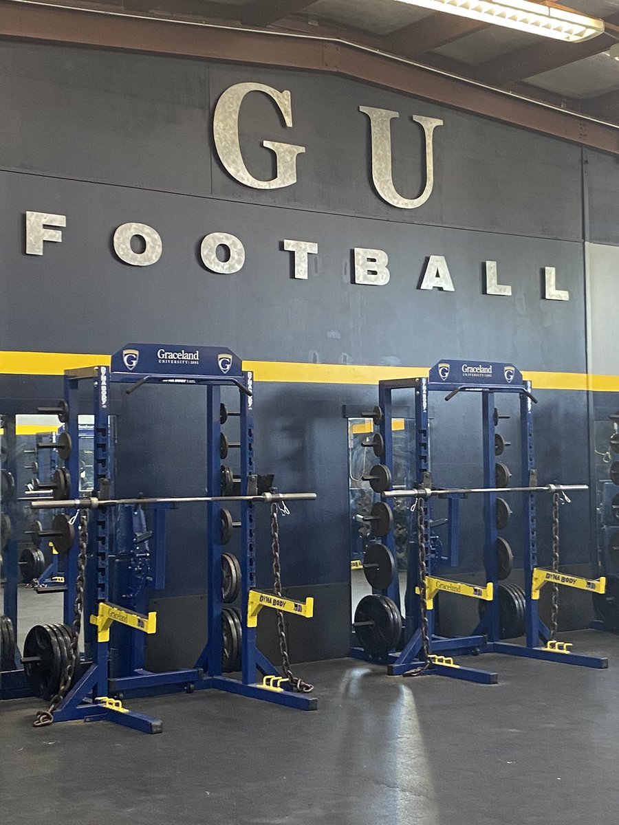 Thank you Coach Roe and Graceland University for visiting practice today and recruiting our young men!! 🏈💪 #WinTheDay #FalconFamily  #CultureOverScheme #OnlyTheTough