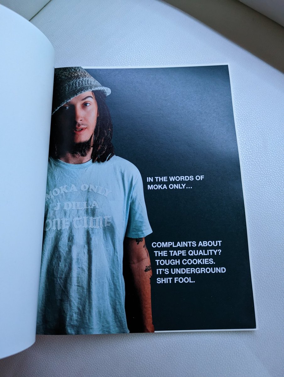 Have only opened the cover of <a href="/TUVAlex/">Alex Kuchma | The Underground Vault</a>'s The Underground Vault Hip-Hop Review Vol. 1 Issue 3 and am already lovin' it. 📼 <a href="/MOKA_ONLY/">MOKA ONLY</a> 

#HipHop #Rap #Magazine