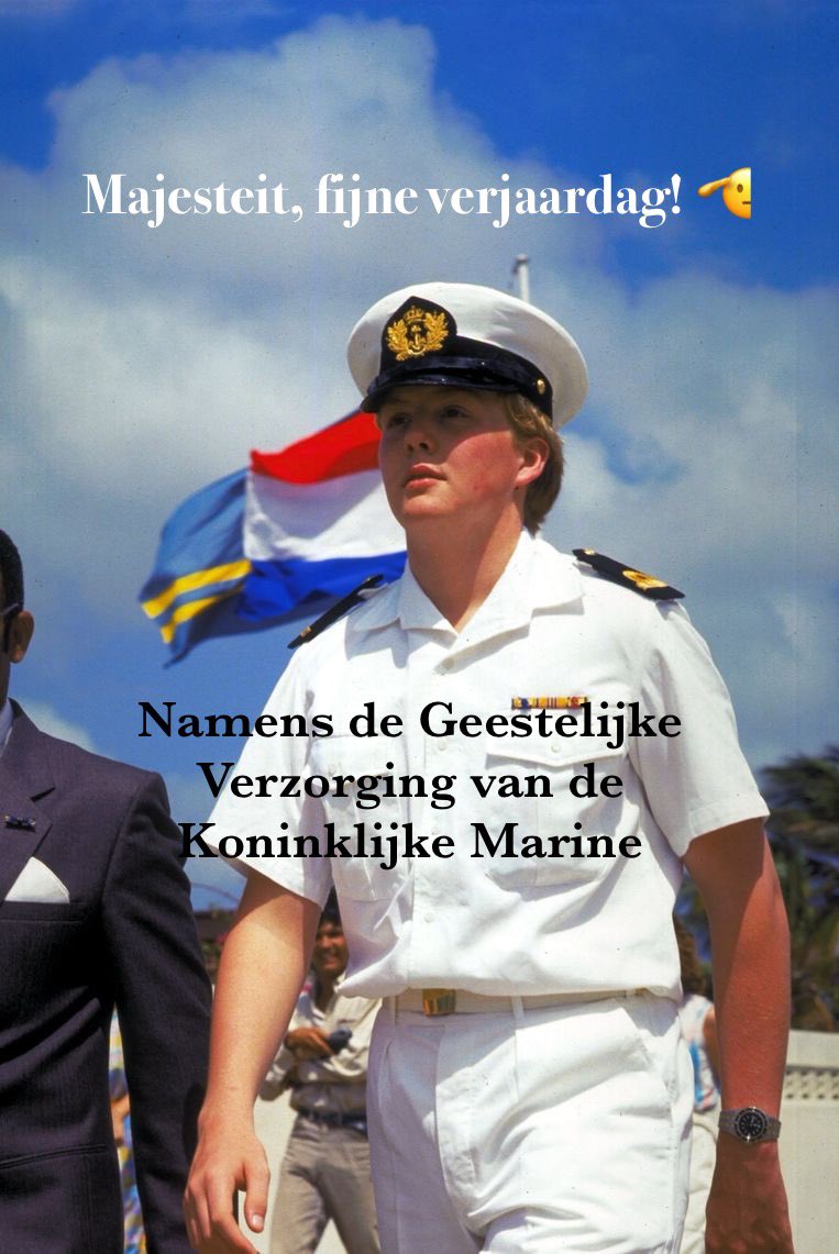 Gefeliciteerd, Majesteit! @koninklijkhuis @MarineGVtweets