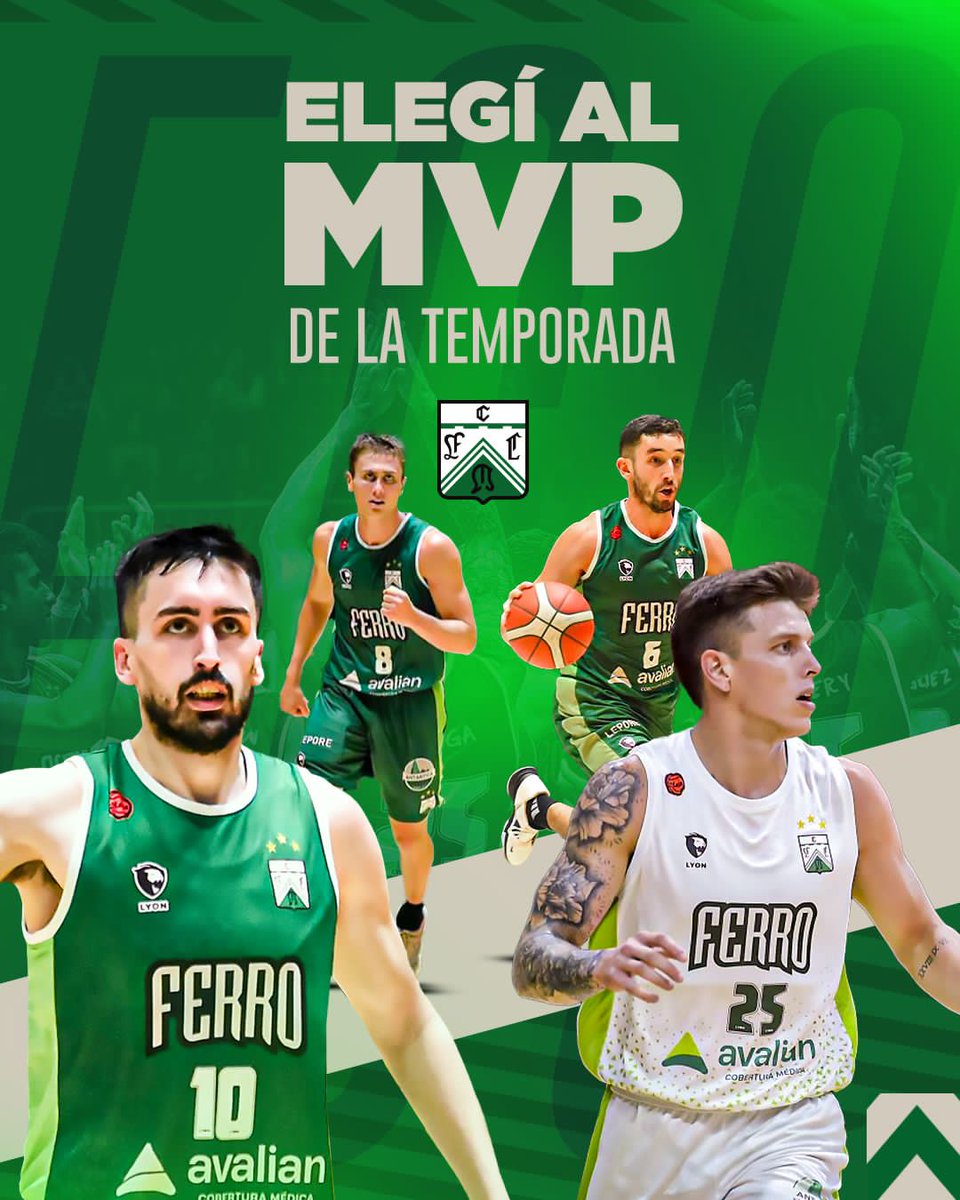 ferrobasquetok's tweet photo. 🚨‼️ SORTEO: ¡GANATE LA CAMISETA DE #FERRO!

Elegí al MVP de la temporada de Oeste en la @LigaNacional y quédate con nuestra remera

Requisitos:

✅ Seguir a @ferrooficial y @ferrobasquetok
💬 Comentá el nombre del mejor jugador del torneo 

🗳️ El sorteo: el sábado

#VivíFerro 💚 https://t.co/Nlajrq3tj7