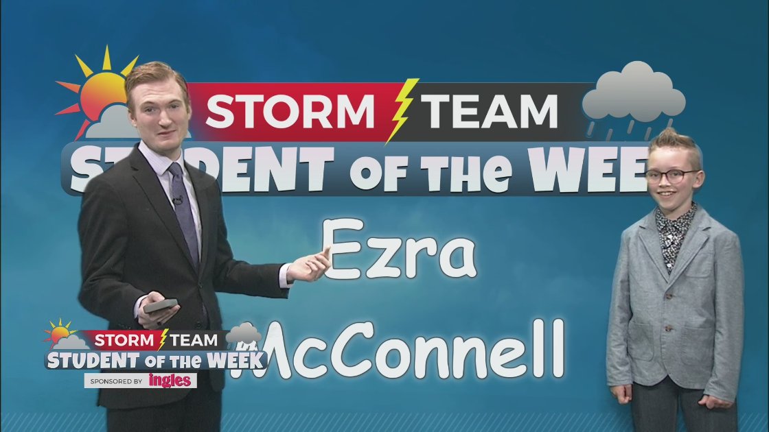 AWilliamsWX's tweet photo. Our Storm Team Student and I share a love for the arts, especially THEATRE! Meet Ezra McConnell this week's Storm Team Student of the Week. 🎭 #stormteamstudentoftheweek #weather #localcommunity #contestwinner #schools #education #STEAM
https://t.co/4xdZ2sN1Lf https://t.co/STfJZDeOWx