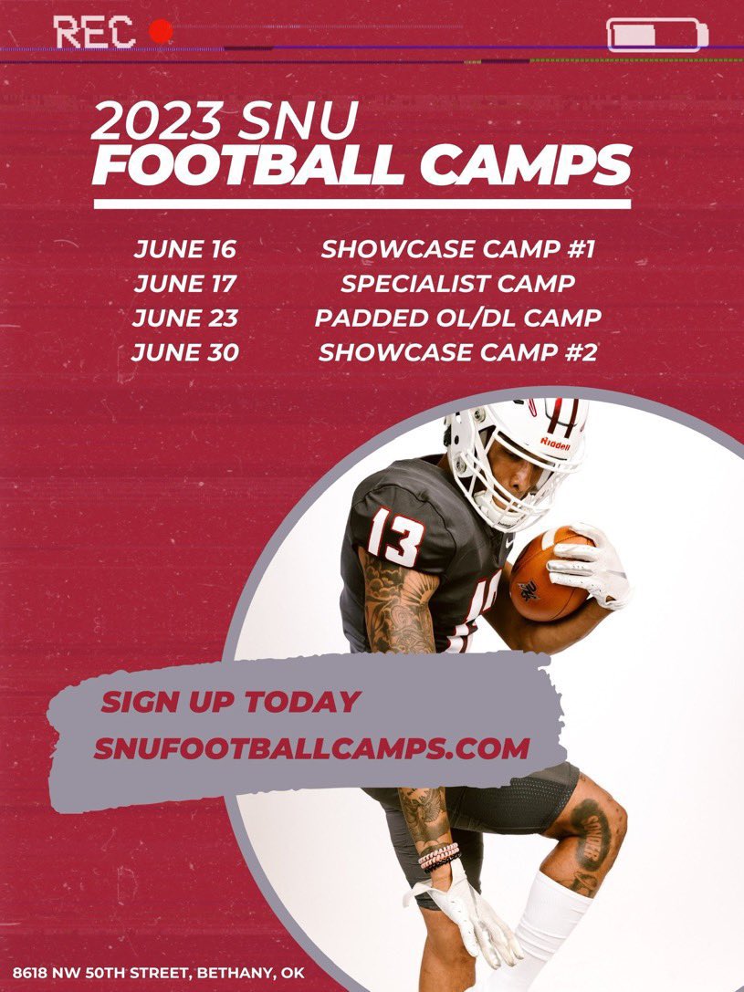 Can’t wait to take the drive to @SNUFootball for the June 15th showcase. Thank you @Coach_Indy for the invite. 🙏 @PrepRedzoneTX @TXTopTalent @dctf @CyrilAdkins23 @hodge_2525 @SmithvilleTimes @SmithvilleAth