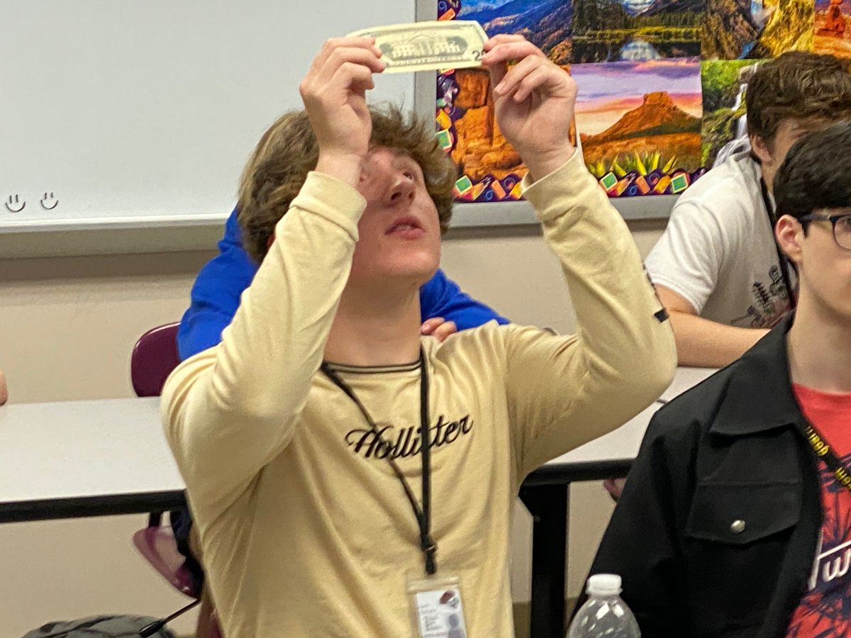 MrsKasperTHS's tweet photo. Lacy Able from GCS Credit Union spoke with my classes about counterfeit money and the importance of establishing and maintaining good CREDIT. Students then competed with their new credit knowledge for some amazing first row Grizzlies tickets! #TriadTogether https://t.co/NRdSnsuTl9