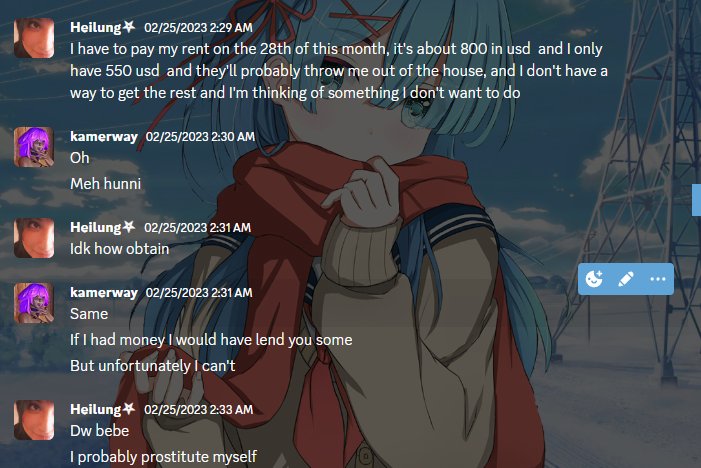 Lemmerway's tweet photo. @exiledmiqote still does not make you less a whore tho cuz I also have proof of why you leaked Brett's dickpics where you clearly had asked for... And I also have proof that you wanted to prostitute yourself for money LMFAO, SO DON'T ACT INNOCENT YOU WHORY SLUT 🤣🤣😂 https://t.co/dX4cCQeDDt