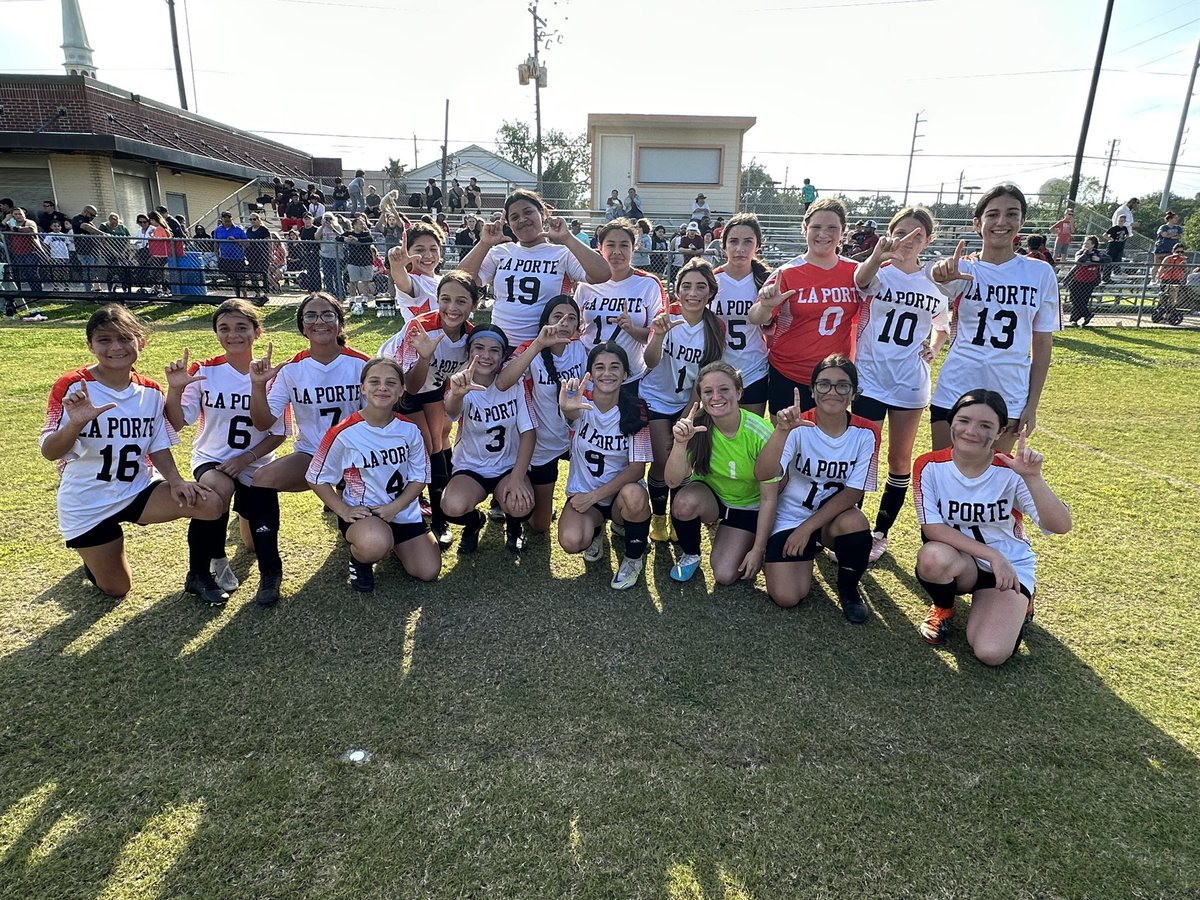 LPJ Athletics (@lpjathletics) on Twitter photo In the battle between LPJ vs LXJ, LPJ finished 2-1-1 in the 4 games. 7th grade girls won 2-0, 7th grade boys tied 0-0, and the 8th grade boys won 5-0! 7th grade girls got the 1 seed in our pool for playoffs! <a href="/LPSoccer5/">La Porte Soccer</a> <a href="/lpladydogsoccer/">La Porte Lady Bulldogs Soccer</a> @LPLadyBullpups <a href="/LPISDAthletics/">LPISDAthletics</a> <a href="/lpisd/">La Porte ISD</a> In the battle between LPJ vs LXJ, LPJ finished 2-1-1 in the 4 games. 7th grade girls won 2-0, 7th grade boys tied 0-0, and the 8th grade boys won 5-0! 7th grade girls got the 1 seed in our pool for playoffs! <a href="/LPSoccer5/">La Porte Soccer</a> <a href="/lpladydogsoccer/">La Porte Lady Bulldogs Soccer</a> @LPLadyBullpups <a href="/LPISDAthletics/">LPISDAthletics</a> <a href="/lpisd/">La Porte ISD</a>