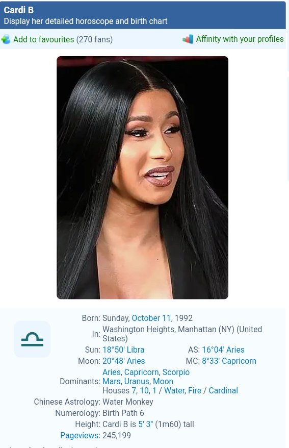 bueno su cumple es un día después del mío