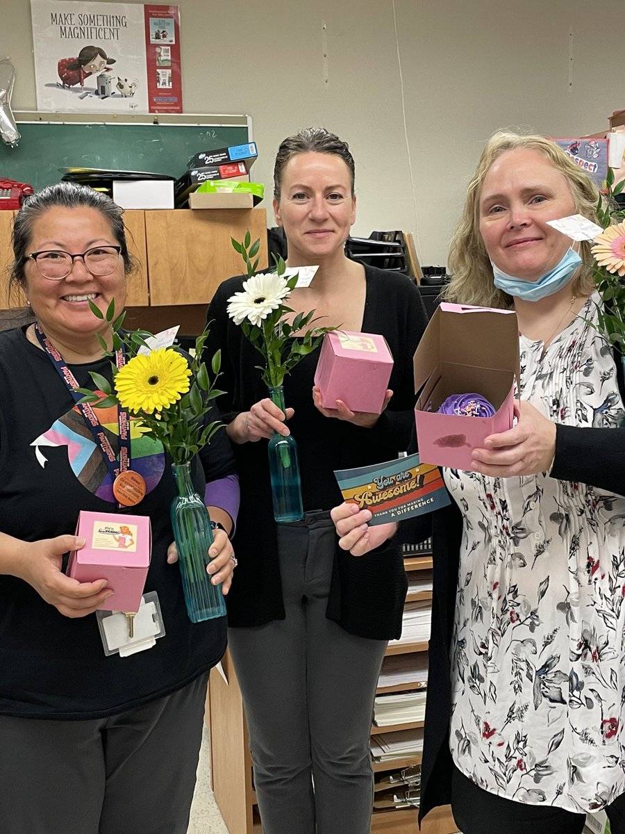 We would be lost in a sea of students and paperwork were it not for these three. Happy administrative assistant day to PE’s finest ❤️