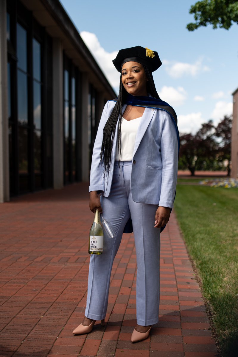 XLIV_LH's tweet photo. Allow me to reintroduce myself!!! My name is Magic…Black Girl MAGIC! But you can call me Doc. #HowardU #HUSSW #FirstGenDoc #BlackSocialWorkResearchersMatter https://t.co/ZPSJ5JDnC9