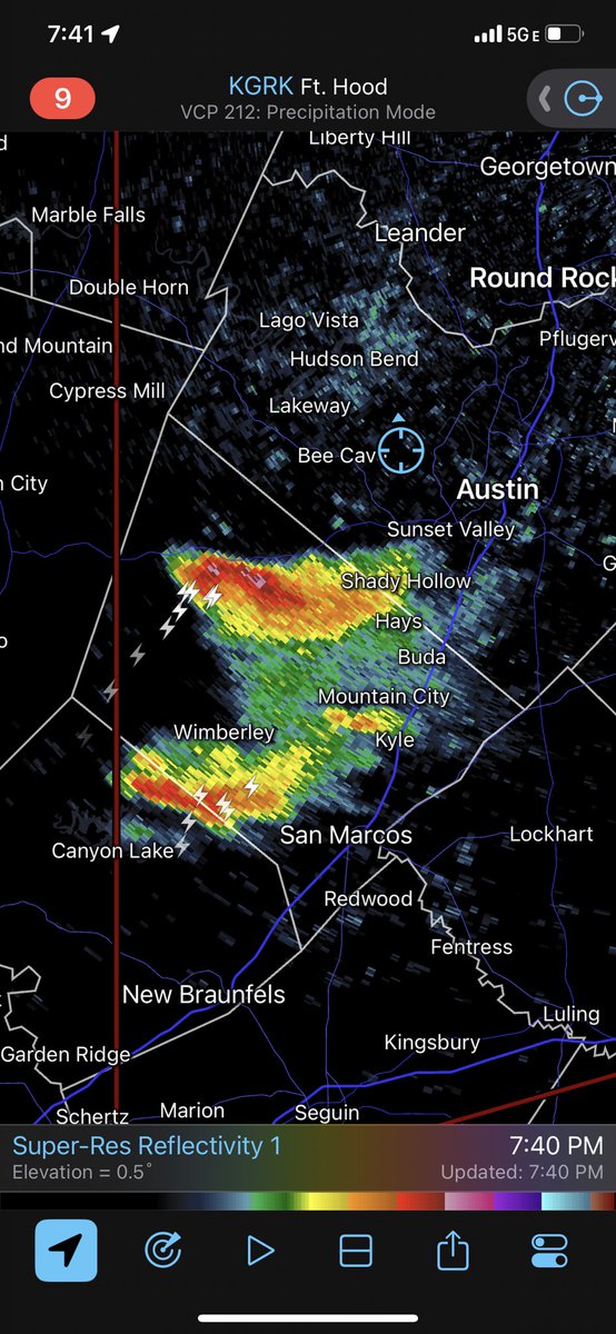 MichaelM_ATX's tweet photo. Storm over #DrippingSprings looking S from #BeeCaveRd near Cuernavaca on the hill #ewxspotter @TravisCOSW @NWSSanAntonio https://t.co/Y7tZttdTlr