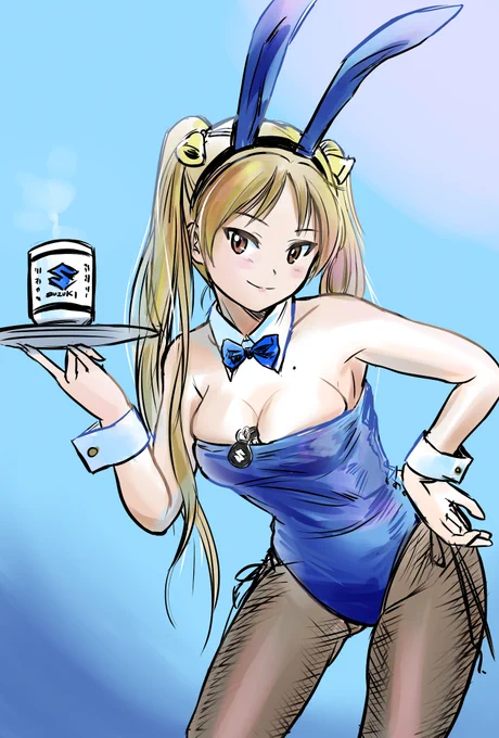 金髪で青いバニーガールが流行ってるの!? 