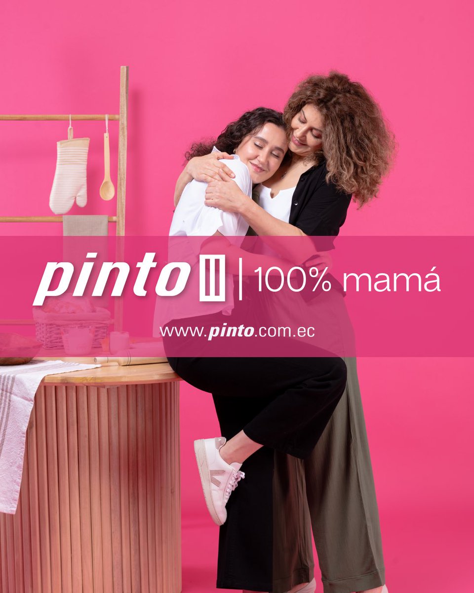 Una palabra de cariño es lo que necesitas para llegar al corazón de mamá, pero ¡qué tal si hoy la sorprendes con lindo obsequio 💝! 

En tiendas 👇🏼 y en pinto.com.ec 
Lleva 3 prendas de mujer pagando solo 2.