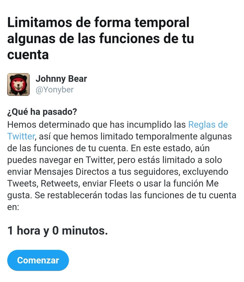 Una hora para que termine esta larga y dura proscripción