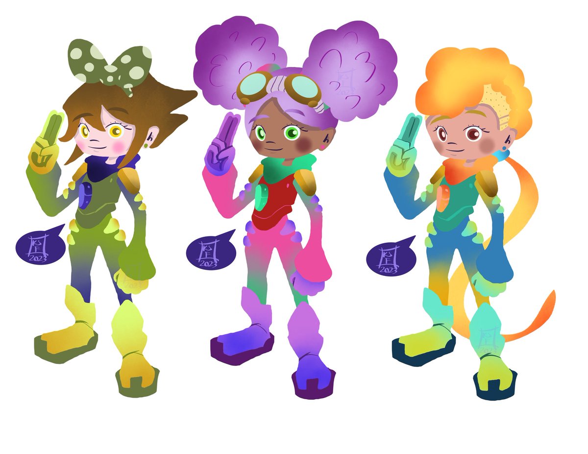 GreenGirlMecha's tweet photo. "Space Racers"
#openforworkanimation #characterdesign #illustration #vizdev #riseupanimation #procreate @procreate #womeninanimation #girlsinanimation #kelliefunderburkart https://t.co/rACRkmniPG