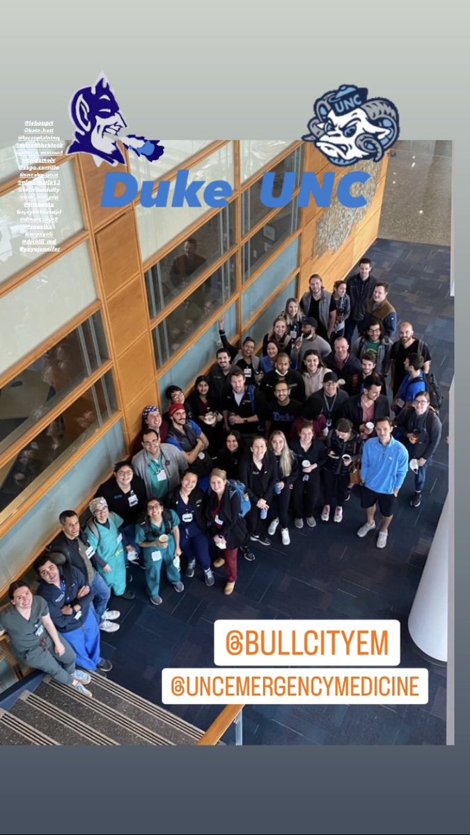 Duke UNC SIM Wars was a blast!
<a href="/dukeemergency/">Duke Emergency Medicine</a> <a href="/UNCEM/">UNC Emergency Medicine</a>