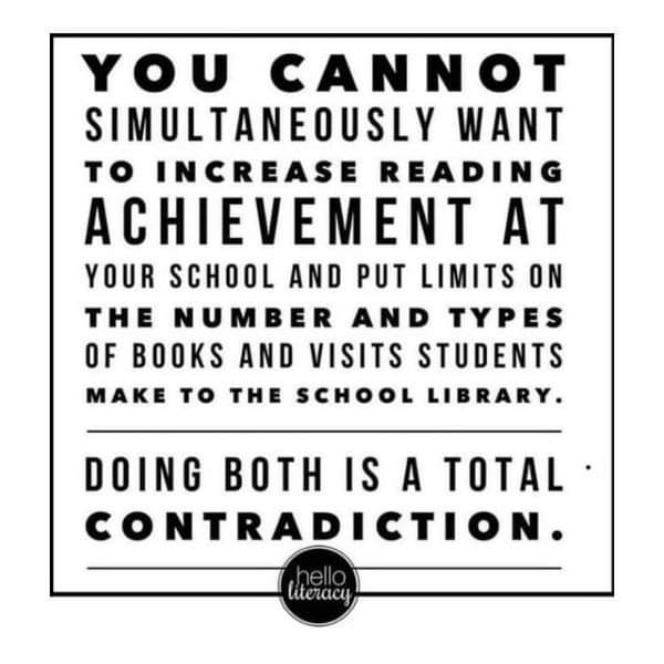 I will shout this from the rooftop! #studentchoice #schoollibrariesmatter #schoollibrarymonth