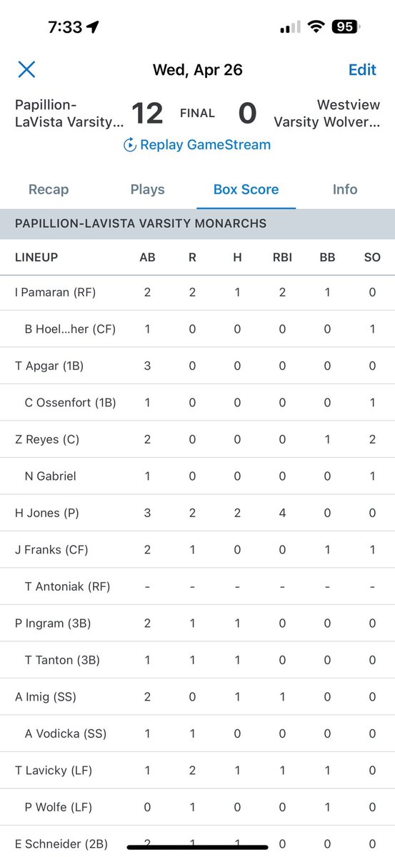 Papio-LV Baseball tweet media