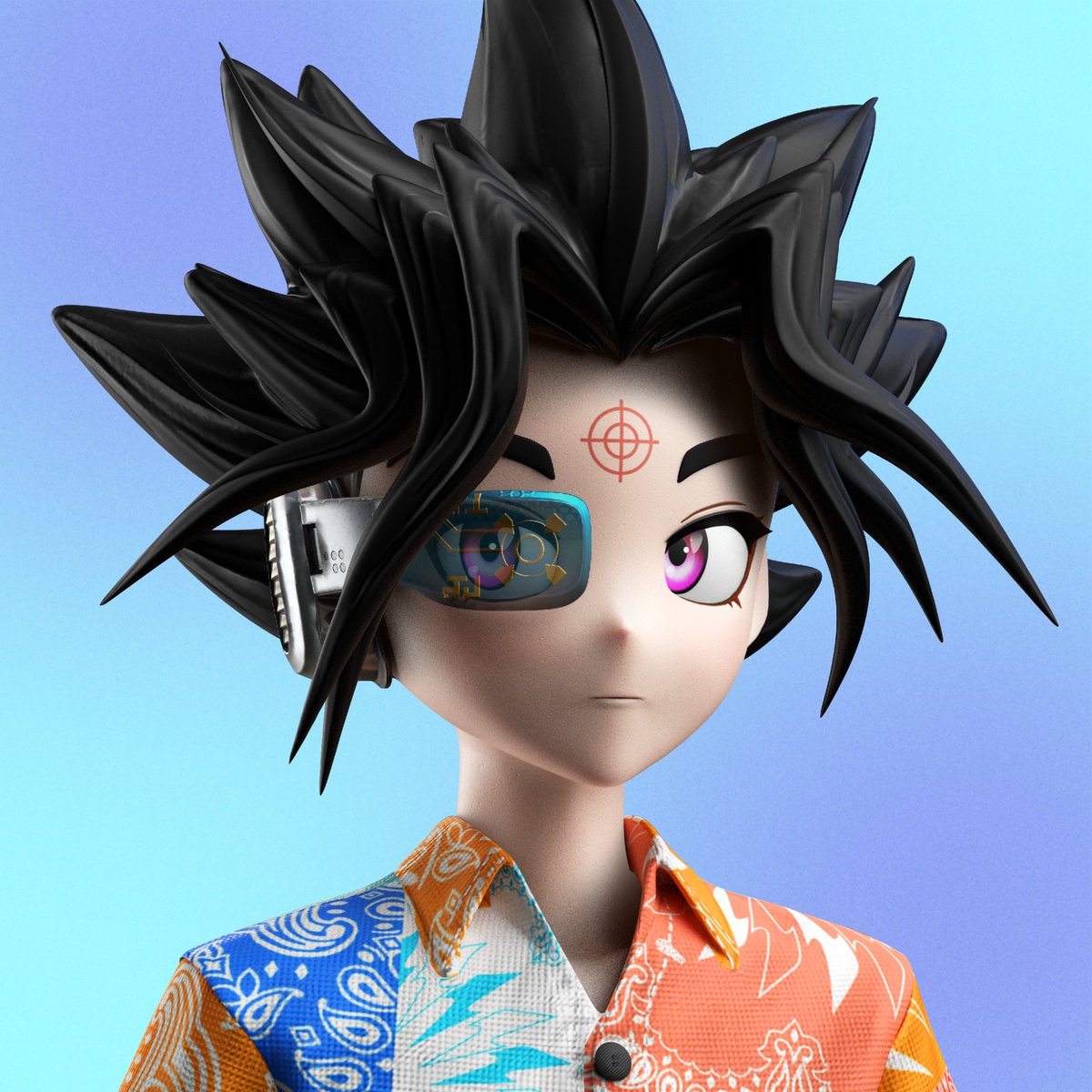 My saiyan bro <a href="/Guyiorio/">Guyku.eth 🌐</a>'s Clone X has entered the garden and his Clonezuki power level, it's over 9000!!!! #CloneXAzuki <a href="/RTFKT/">RTFKT</a> <a href="/Azuki/">Azuki</a> <a href="/RTFKTcreators/">RTFKT Creators</a> 🧬⛩️🐉