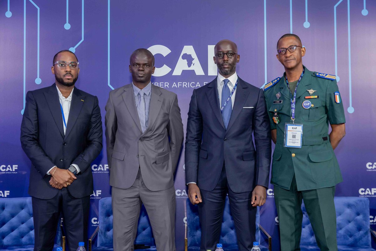 cedricdiarra's tweet photo. J’ai été ravi de participer à la 3ème edition du #CyberAfricaForum, ce lundi 23 et mardi 24 avril 2023. 

Ce fut l’occasion pour moi de réaffirmer l’engagement de la #FondationGénérationNumérique pour le secteur de la #Cybersécurité. https://t.co/c2FIFNaqwf