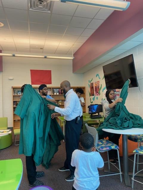 MrHarrisWCPSS's tweet photo. Wonderful senior day ⁦⁦@TheNewView324⁩. ⁦@mzmitchell⁩ and Mr. Kelly did a wonderful job for our seniors. The resilience of this group of students is astounding. It’s been my honor to be a part of their journey. #proudprincipal https://t.co/d790Qi60Af