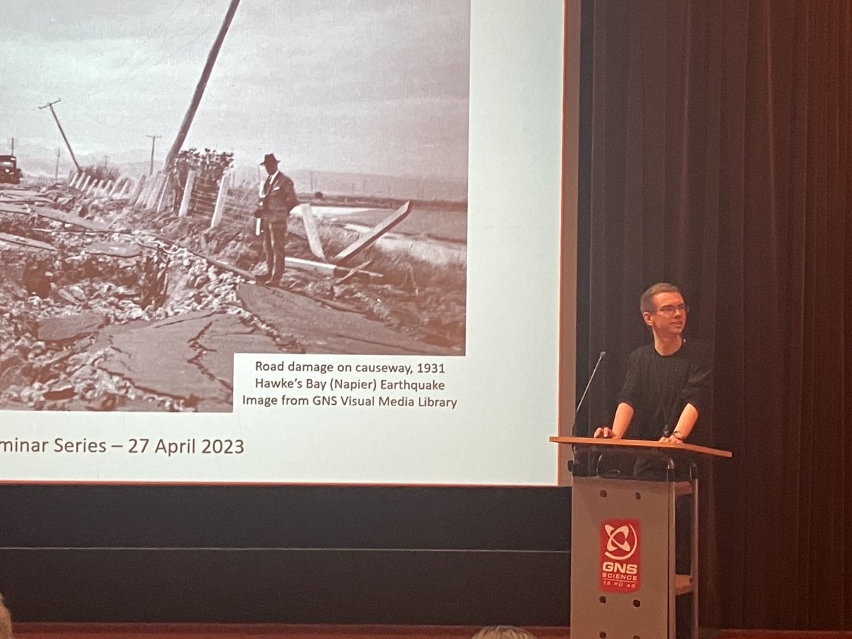 GNSGeodesy (@gnsgeodesy) on Twitter photo Really nice talk today from Jamie Gurney of @UKEQ_Bulletin fame, who spoke to us about the work he is doing <a href="/gnsscience/">GNS Science Te Pū Ao</a> for a few months to improve our understanding of historical New Zealand earthquakes! Still so much to learn from these old quakes! Really nice talk today from Jamie Gurney of @UKEQ_Bulletin fame, who spoke to us about the work he is doing <a href="/gnsscience/">GNS Science Te Pū Ao</a> for a few months to improve our understanding of historical New Zealand earthquakes! Still so much to learn from these old quakes!