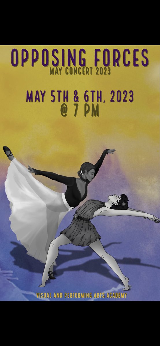 katievflint's tweet photo. The VPAA Dance Strand will be presenting their May Concert: Opposing Forces on May 5th &amp; 6th.

@VPAASalem @SalemHSVB @LeeaneTurnbull https://t.co/Kykn5RS6QD