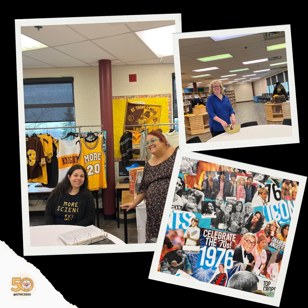 stmcssalumni's tweet photo. ⚔️ SNEAK PREVIEW OF THE DECADES ROOMS

Who’s excited for the Reunion Open House on Friday? Purchase your ticket for $25 at https://t.co/SbQiQds2b1. We can’t wait to celebrate with all fellow Knights! 

Thanks to our committee who was hard at work tonight setting everything up! https://t.co/VwxHlqa0Zf