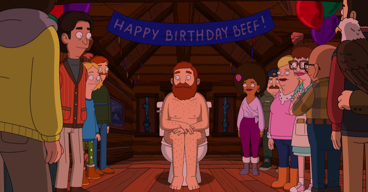 bleedingcool's tweet photo. ICYMI: Toilet musical numbers are a small part of what makes #BeefTobin's birthday so special in the latest episode of #FOXTV's #TheGreatNorth. / #Review #animation #NickOfferman @GreatNorthFOX @Nick_Offerman @AniDom https://t.co/HVj9n8v3NG https://t.co/fyYBmgNOj6