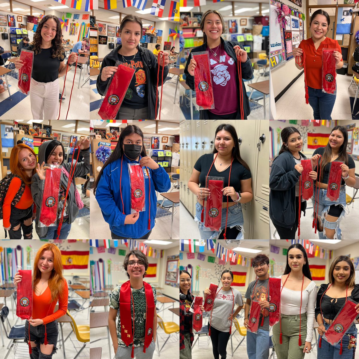 JohnJSHS_DAyala's tweet photo. ¡La Sociedad Honoraria Hispánica Clase de 2023!! ¡Qué orgullo y felicidad nos da para estos estudiantes! ¡Suban las JJJJJJJ’s !! 💙❤️💛 Capítulo La Raza Cósmica! @NISDJay @NISDJaySEA @NISDWorldLang @NISD @career_jay @gilma_johnJay @BigDoza51 @jjhstuco @john_jay_cheer @JJAFjROTC https://t.co/4jBsAZBAlx