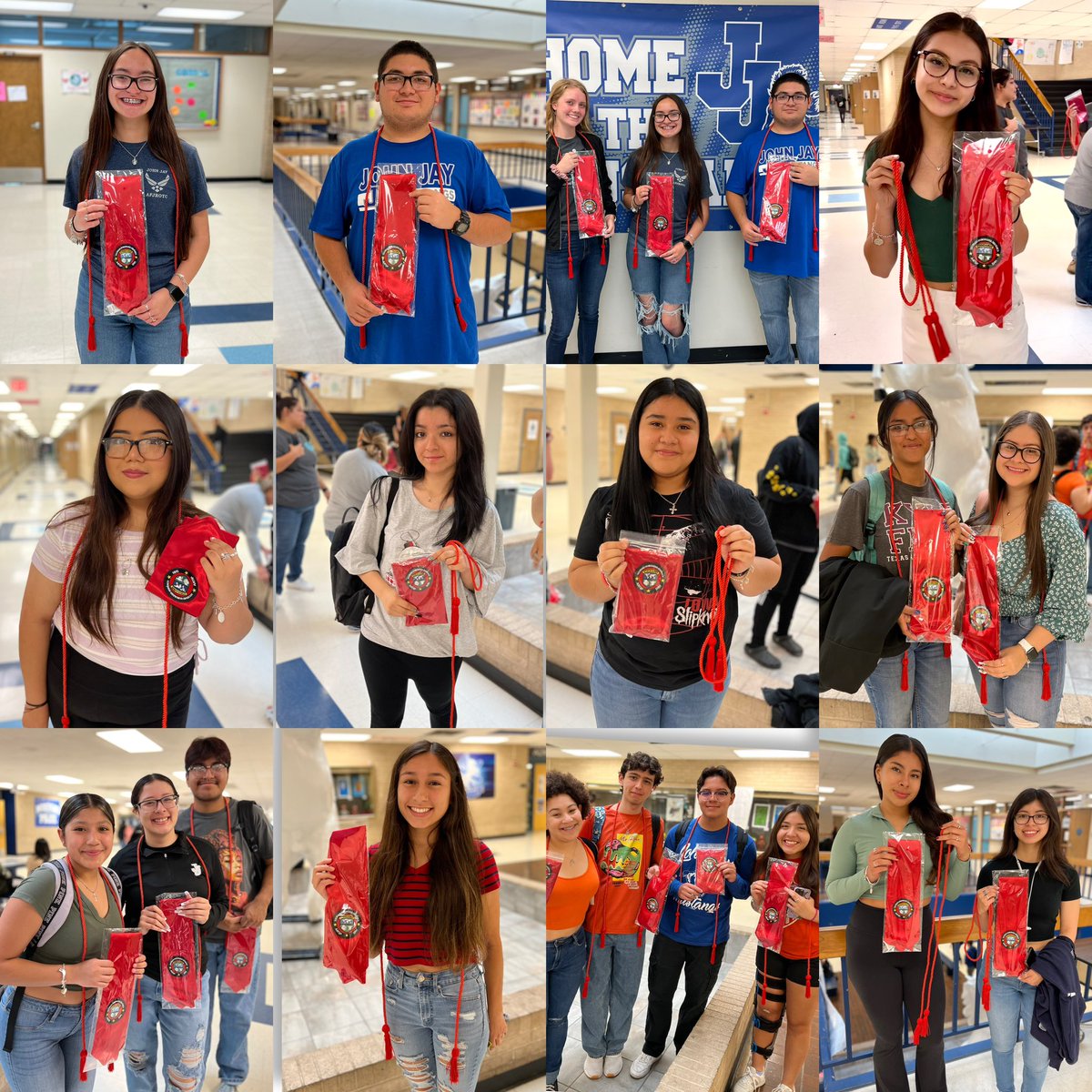 JohnJSHS_DAyala's tweet photo. ¡La Sociedad Honoraria Hispánica Clase de 2023!! ¡Qué orgullo y felicidad nos da para estos estudiantes! ¡Suban las JJJJJJJ’s !! 💙❤️💛 Capítulo La Raza Cósmica! @NISDJay @NISDJaySEA @NISDWorldLang @NISD @career_jay @gilma_johnJay @BigDoza51 @jjhstuco @john_jay_cheer @JJAFjROTC https://t.co/4jBsAZBAlx