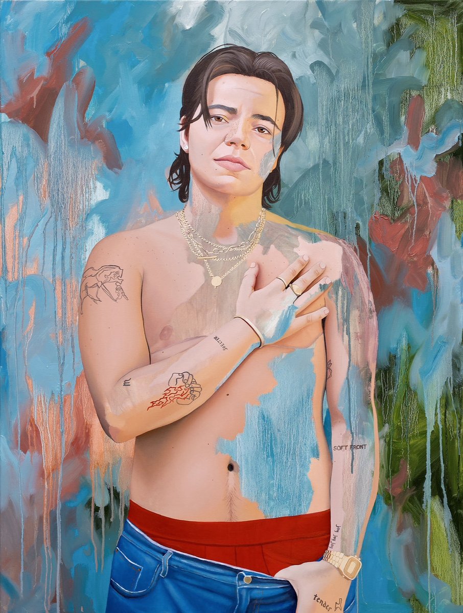 My portrait of ⁦@zoeterakes⁩ is a finalist in the Archibald 🤭🫠🥹🏳️‍⚧️ You can check out the exhibition at ⁦@ArtGalleryofNSW⁩ 6 May – 3 September 2023