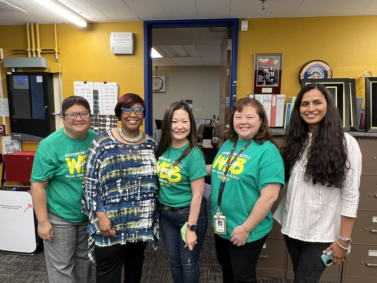 Happy Administrative Professional’s Day to a group of dedicated, supportive and hardworking ladies. Thank you for all you do for the students, staff and families of Sierramont. #SpartanPride #BUSDPride #
