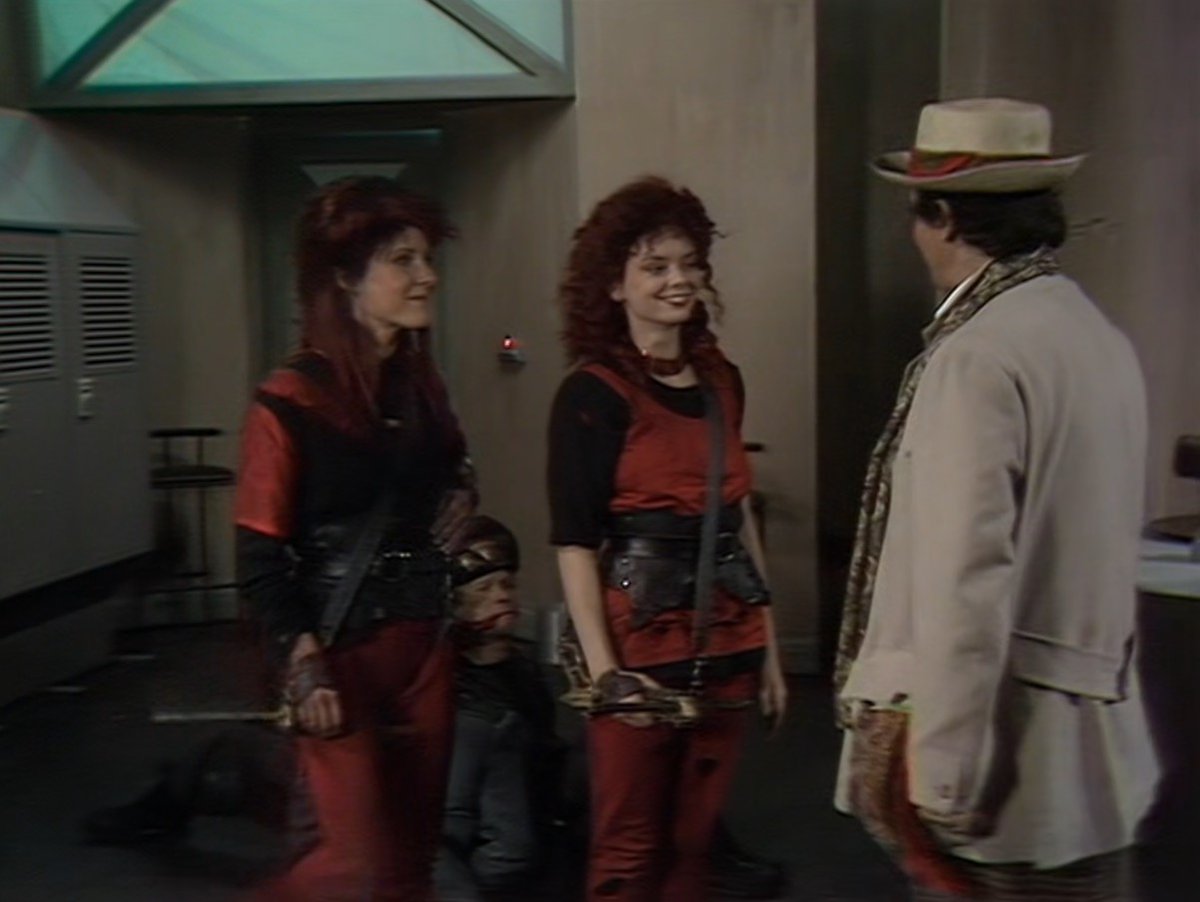 JoeSiegler's tweet photo. #DoctorWhoMarathon Ep 666 - Paradise Towers 3/4 (Serial 7E Story 146) - 19 Oct 1987 #DoctorWho 1/2
#BuildHighForHappiness Well, whoever is in the basement is now going around killing nearly everyone in the towers. The Chief Caretaker ends up being taken over by what is found to
